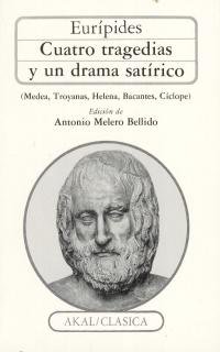 Libros de Historia Grecorromana-Clásicos Grecolatinos-Cuatro tragedias y un drama satírico