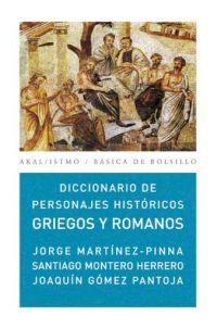 Libros de Historia Grecorromana-Biografías-Diccionario de personajes históricos griegos y romanos