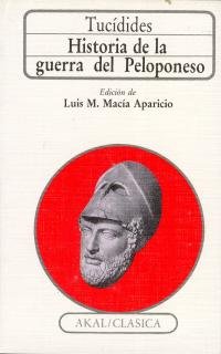 Libros de Historia Grecorromana-Clásicos Grecolatinos-Historia de la guerra del Peloponeso
